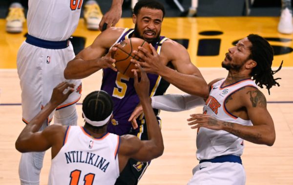 Talen Horton-Tucker fue clave en el suplementario de la victoria de los Lakers sobre los Knicks por 101-99.